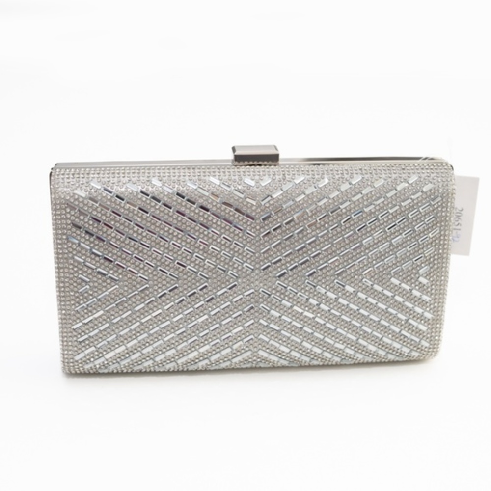 SILVER Rhinestone Evening Bag - Picture 3 of 10